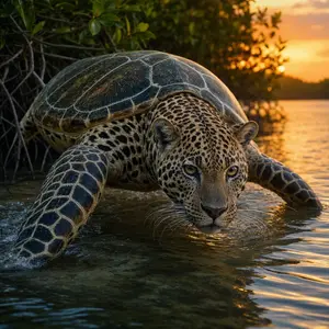 Leopard + Sea turtle